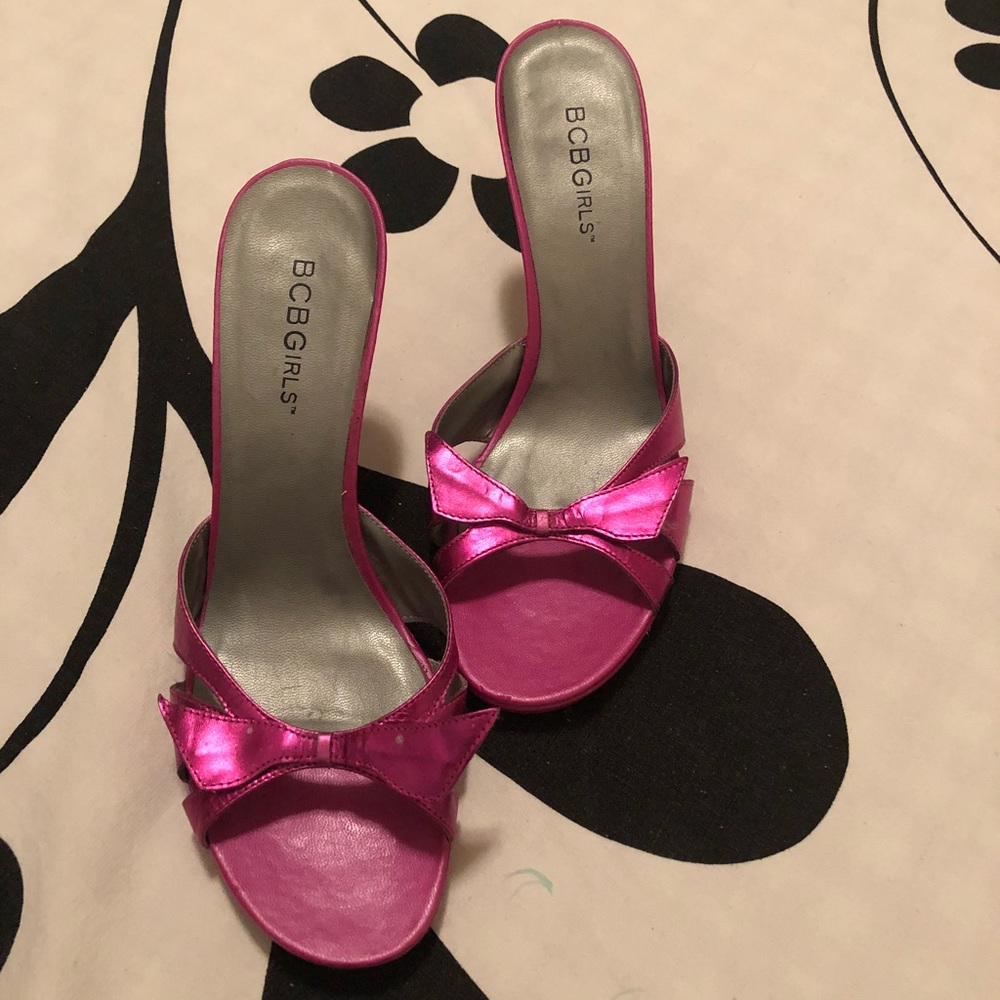 Hot pink BCBG heels
